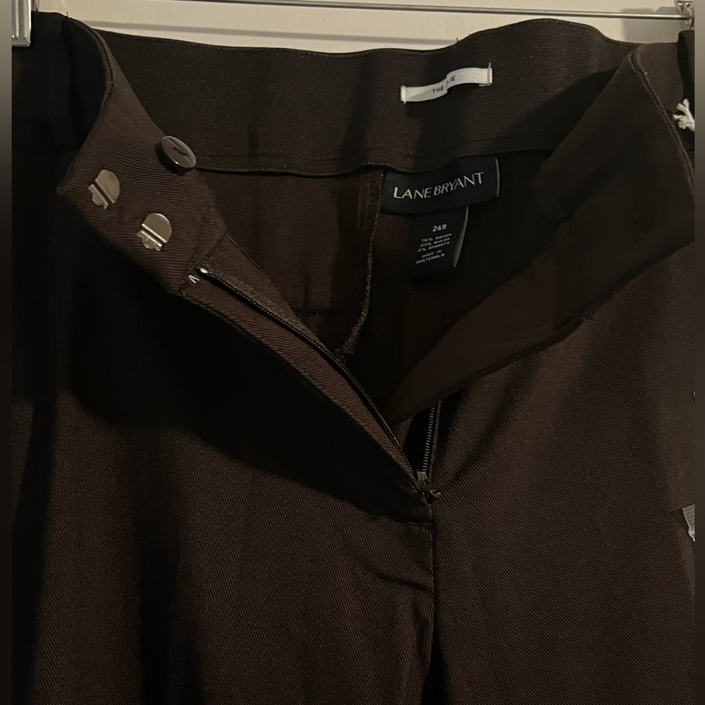 Chocolate brown dress slacks